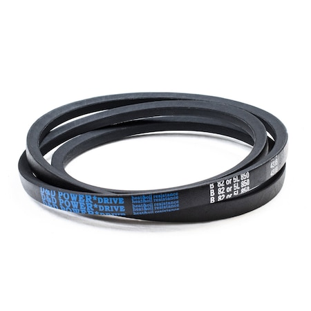 D&D B82/5L850 Classical V-Belt, 85 in Outside Length, 21/32 in Top Width, 1 Ribs B82/5L850